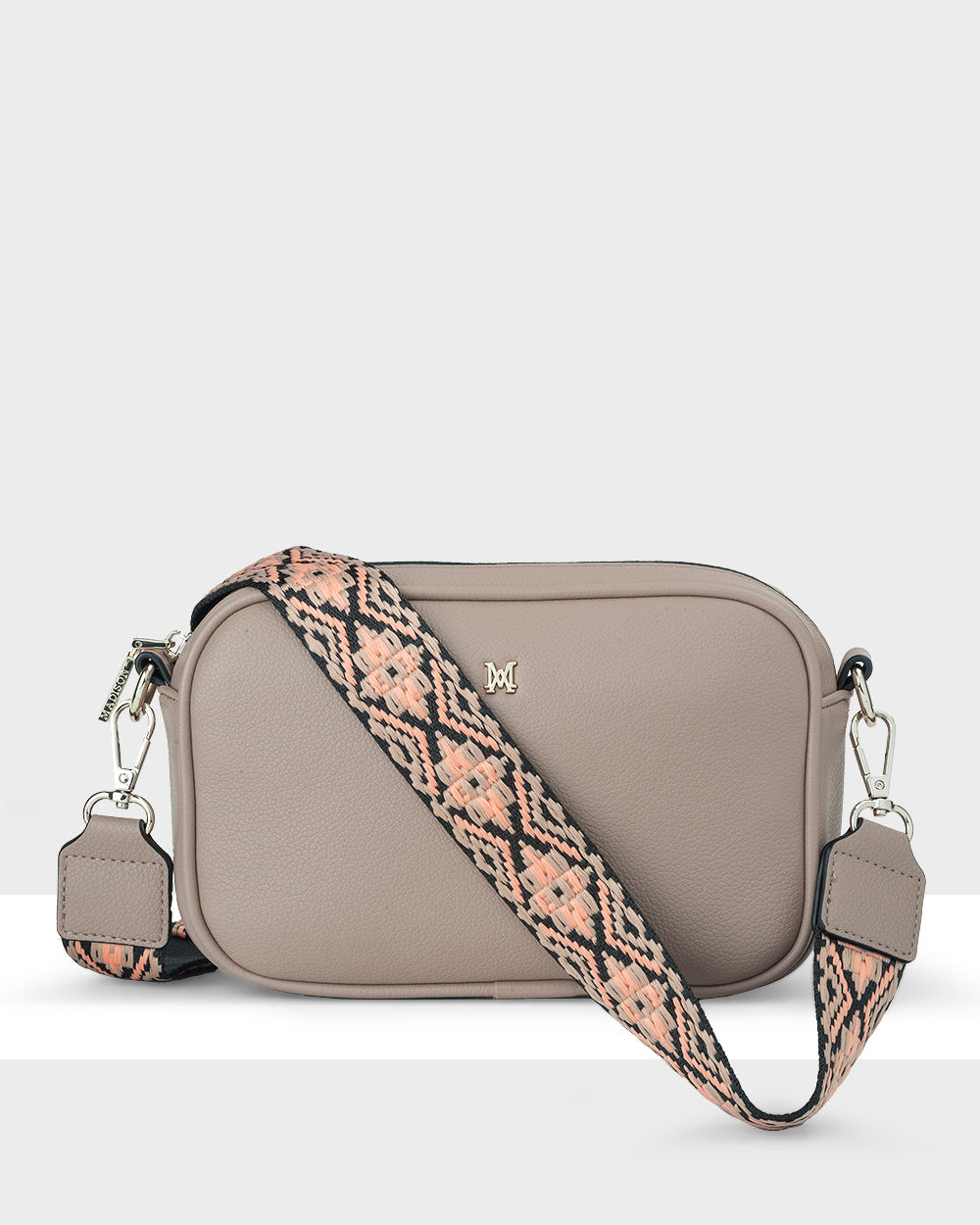 Monica Camera Crossbody Bag + Aztec Bag Strap-Handbags-PEROZ Accessories