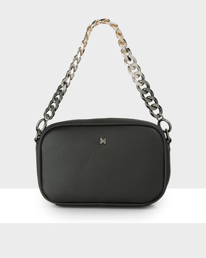Monica Camera Crossbody Bag + Chunky Chain Strap-Handbags-PEROZ Accessories
