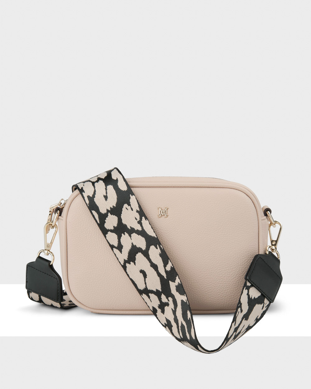 Monica Camera Crossbody Bag + Leopard Bag Strap-PEROZ Accessories