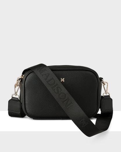 Monica Camera Crossbody Bag + Monogram Bag Strap-Camera Bags-PEROZ Accessories