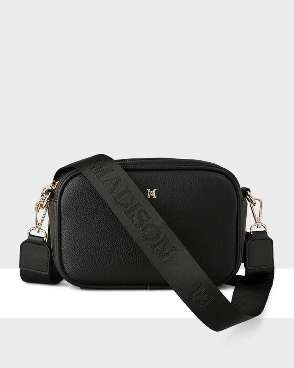 Monica &quot;Wear It 3 Ways&quot; Giftbox - Metallic Stripe, Monogram &amp; Matching Bag Strap-Gift-PEROZ Accessories