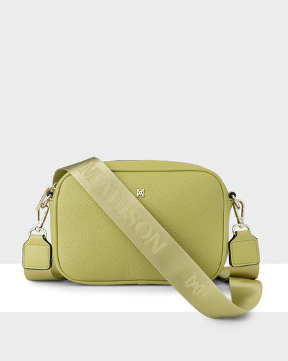 Monica Camera Crossbody Bag + Monogram Bag Strap-Handbags-PEROZ Accessories
