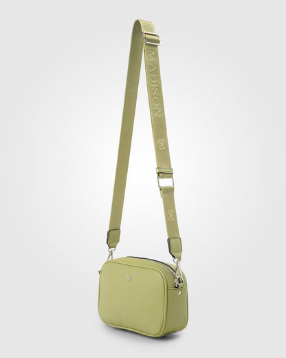 Monica Camera Crossbody Bag + Monogram Bag Strap-Handbags-PEROZ Accessories