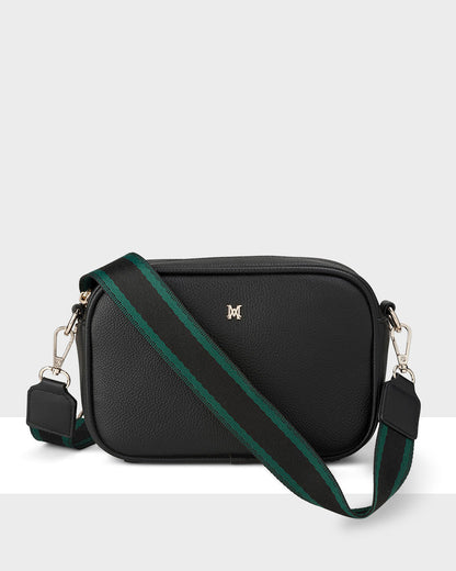 Monica Camera Crossbody Bag + Stripe Bag Strap-Handbags-PEROZ Accessories
