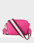 Bag & 3 Straps "One Bag 3 Ways" - Monica Crossbody With Monogram, Stripe & Matching Bag Strap-Handbags-PEROZ Accessories