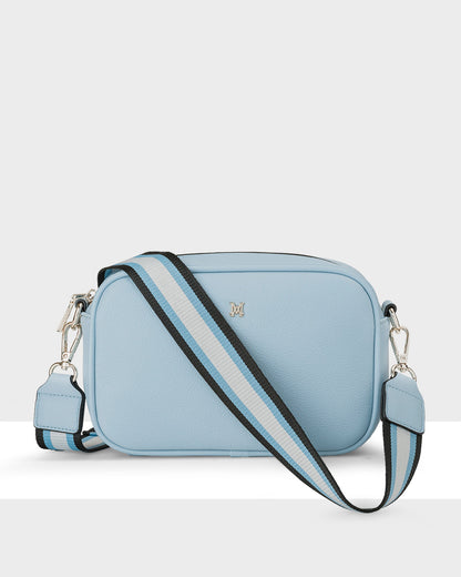 Monica Camera Crossbody Bag + Stripe Bag Strap-Handbags-PEROZ Accessories