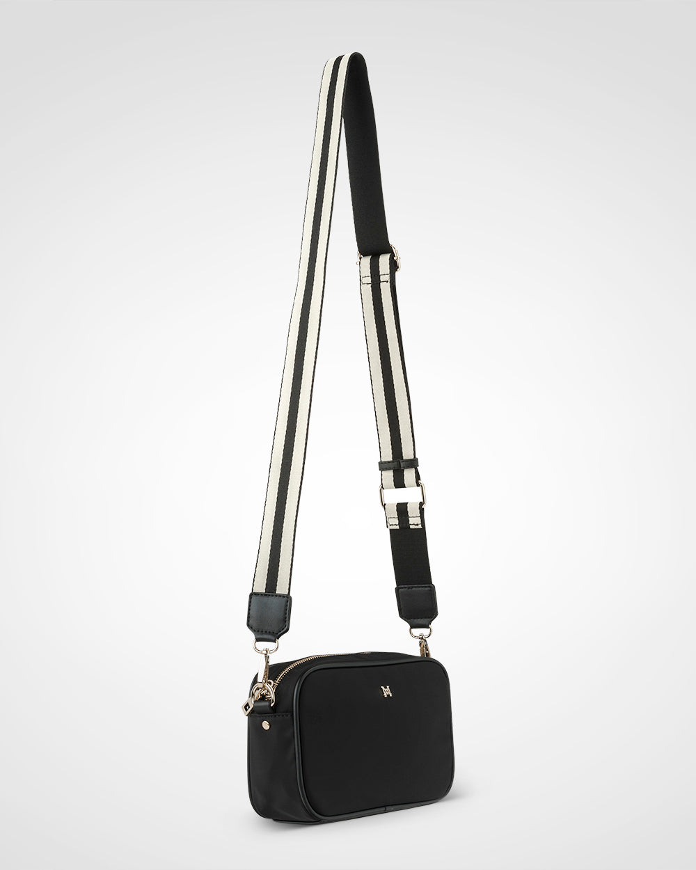 Monica Nylon Camera Crossbody Bag + Stripe Bag Strap-PEROZ Accessories