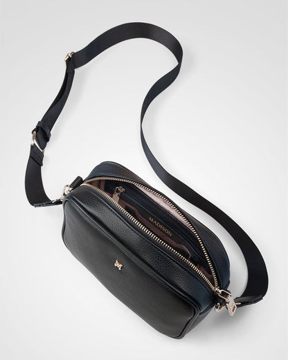 Monica Camera Crossbody Bag + Stripe Bag Strap-Handbags-PEROZ Accessories