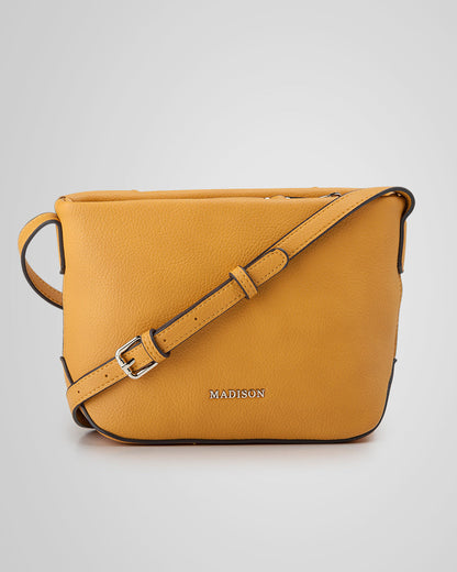 Gillian Weave Front Zip Top Crossbody Bag-PEROZ Accessories