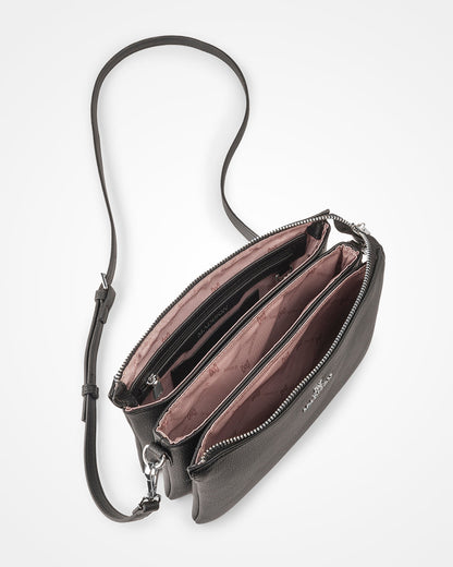 Avery 3 Compartment Crossbody Bag-Handbags-PEROZ Accessories