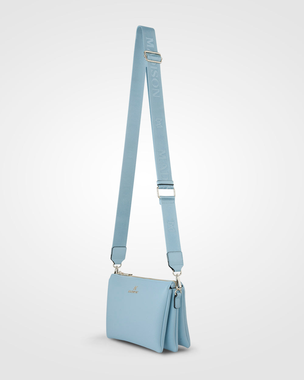 Avery 3 Compartment Crossbody Bag + Monogram Bag Strap-Handbags-PEROZ Accessories