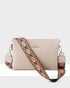 Avery 3 Compartment Crossbody Bag + Aztec Bag Strap-Handbags-PEROZ Accessories