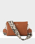 Avery 3 Compartment Crossbody Bag + Leopard Bag Strap-Handbags-PEROZ Accessories