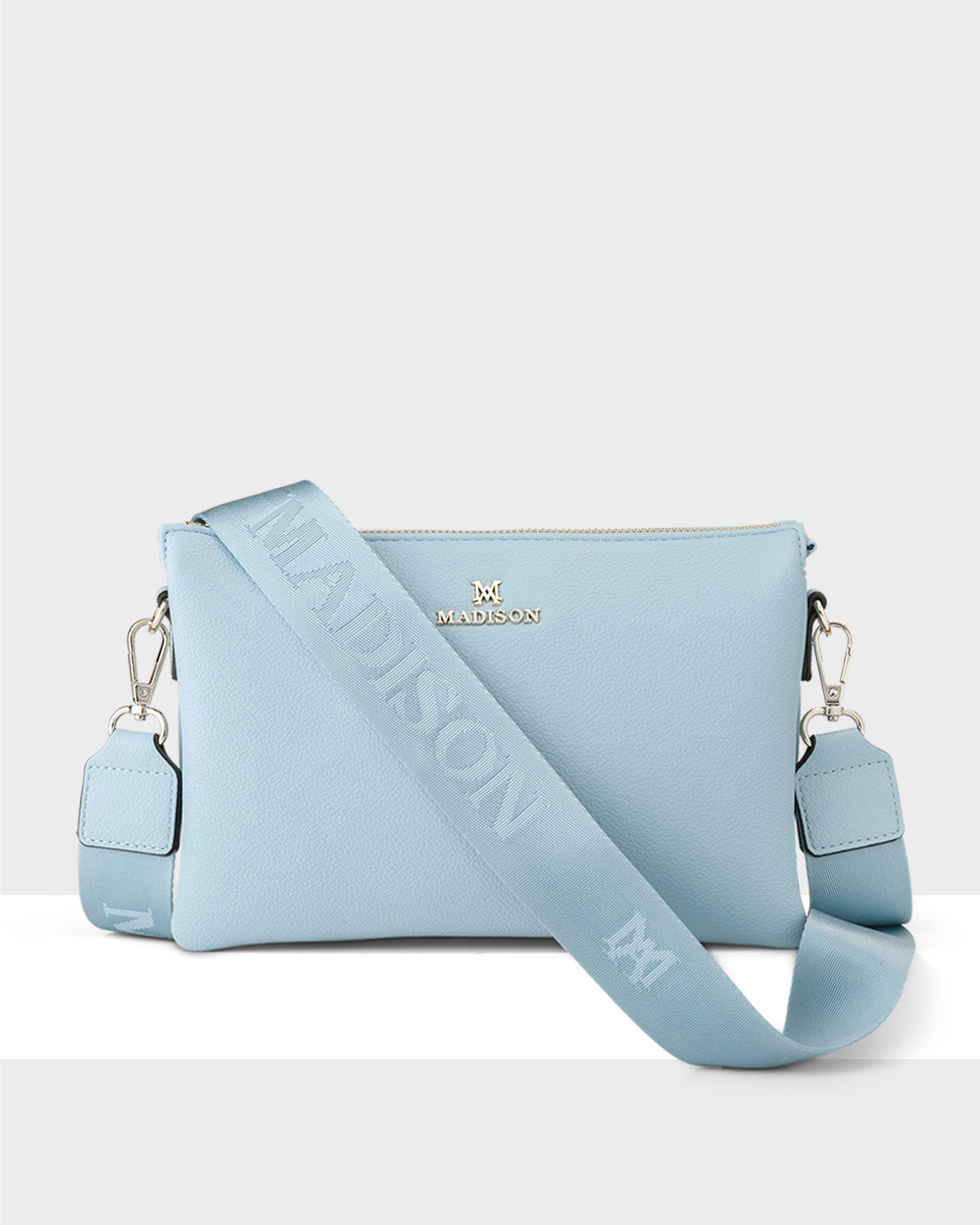 Avery 3 Compartment Crossbody Bag + Monogram Bag Strap-Handbags-PEROZ Accessories