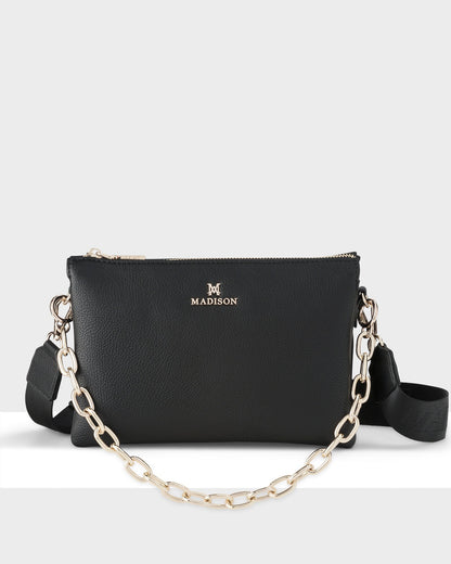 Avery Chain &quot;Wear It 3 Ways&quot; Handbag &amp; Bag Straps Giftbox-PEROZ Accessories