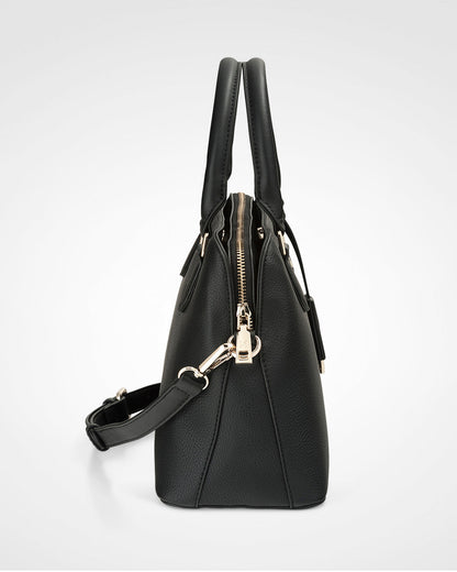 Tilli 3 Compartment Curve Top Satchel Bag-PEROZ Accessories