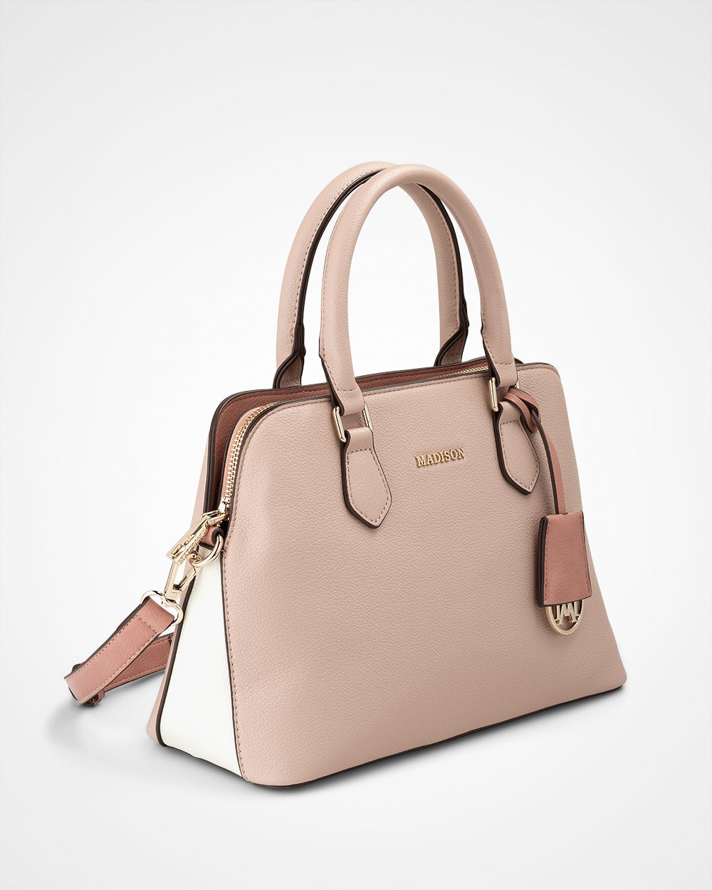 Tilli 3 Compartment Curve Top Satchel Bag-PEROZ Accessories