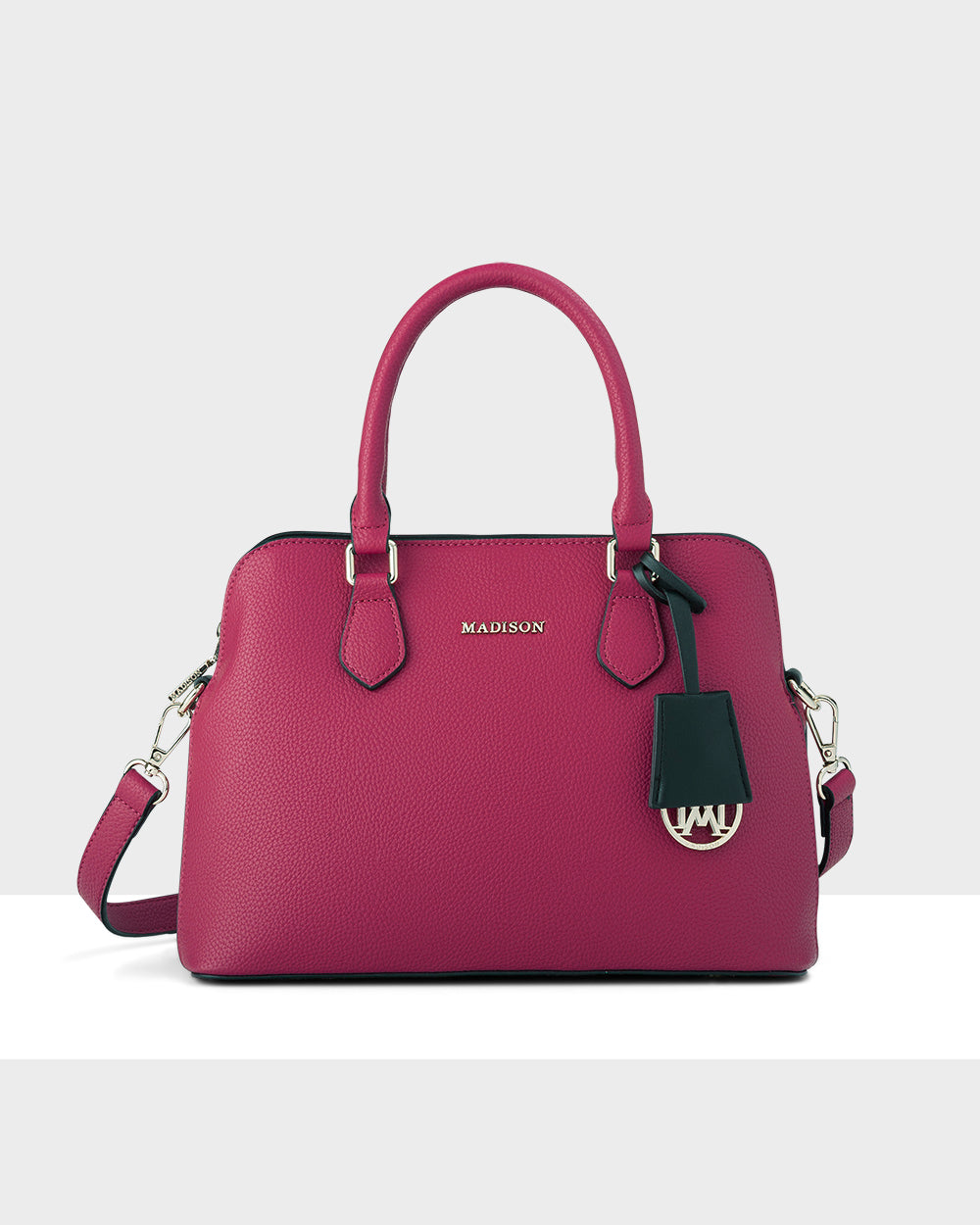 Tilli 3 Compartment Curve Top Satchel Bag-PEROZ Accessories