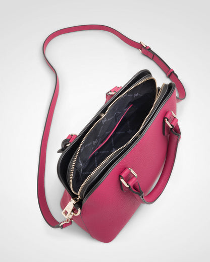 Tilli 3 Compartment Curve Top Satchel Bag-PEROZ Accessories