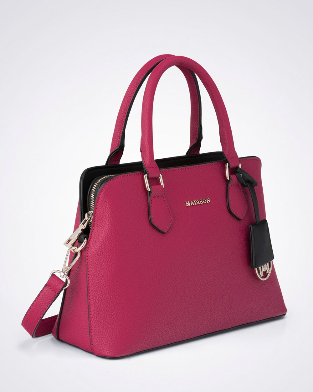 Tilli 3 Compartment Curve Top Satchel Bag-PEROZ Accessories