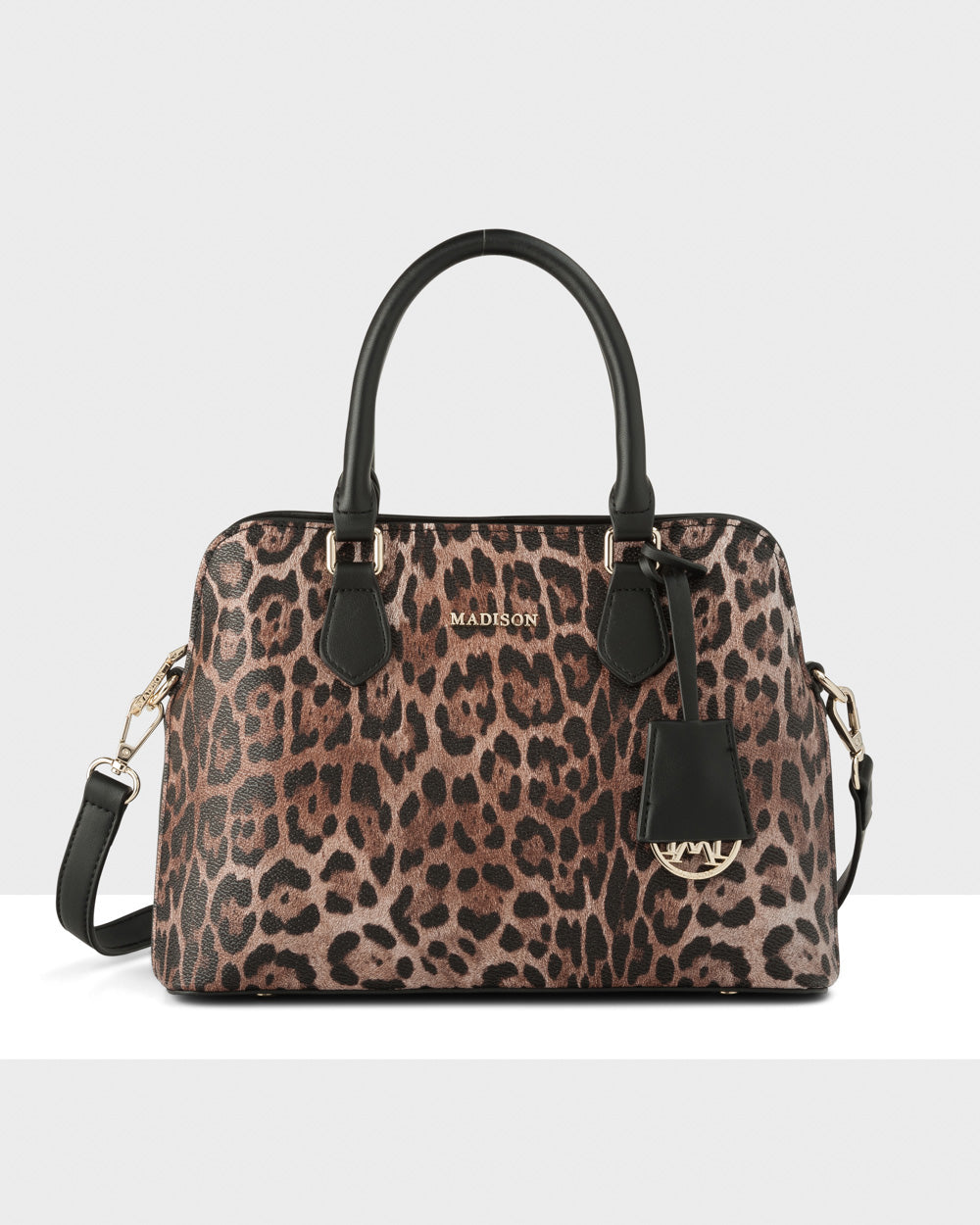 Tilli 3 Compartment Curve Top Satchel Bag-PEROZ Accessories