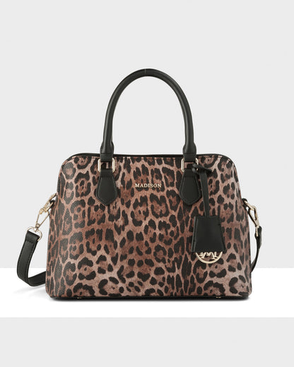 Tilli 3 Compartment Curve Top Satchel Bag-PEROZ Accessories