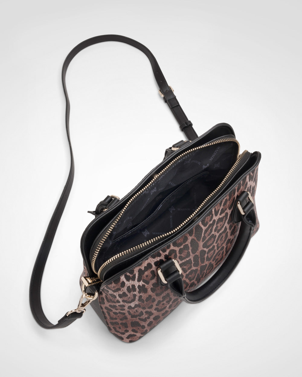 Tilli 3 Compartment Curve Top Satchel Bag-PEROZ Accessories