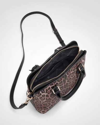 Tilli 3 Compartment Curve Top Satchel Bag-PEROZ Accessories