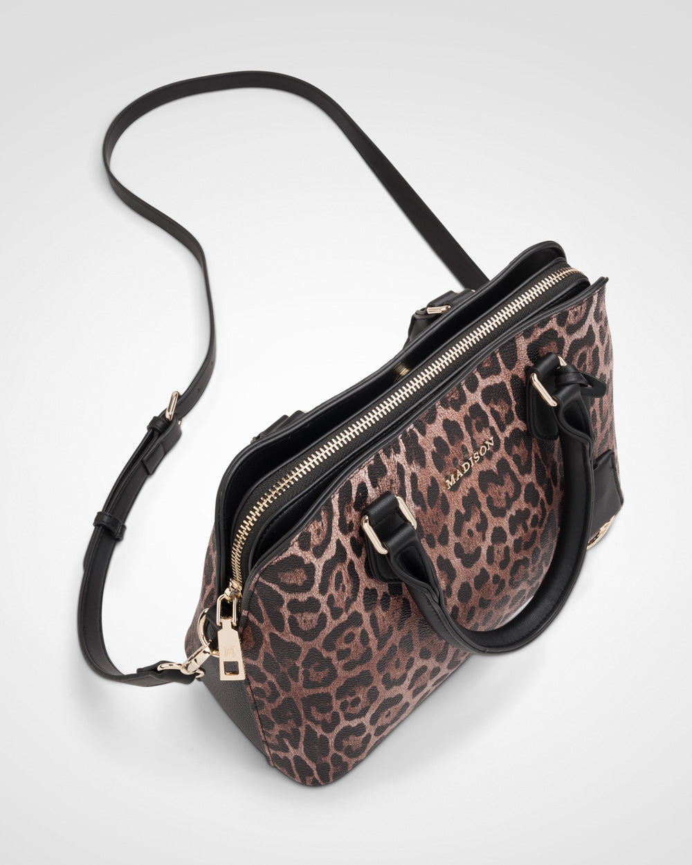 Tilli 3 Compartment Curve Top Satchel Bag-PEROZ Accessories