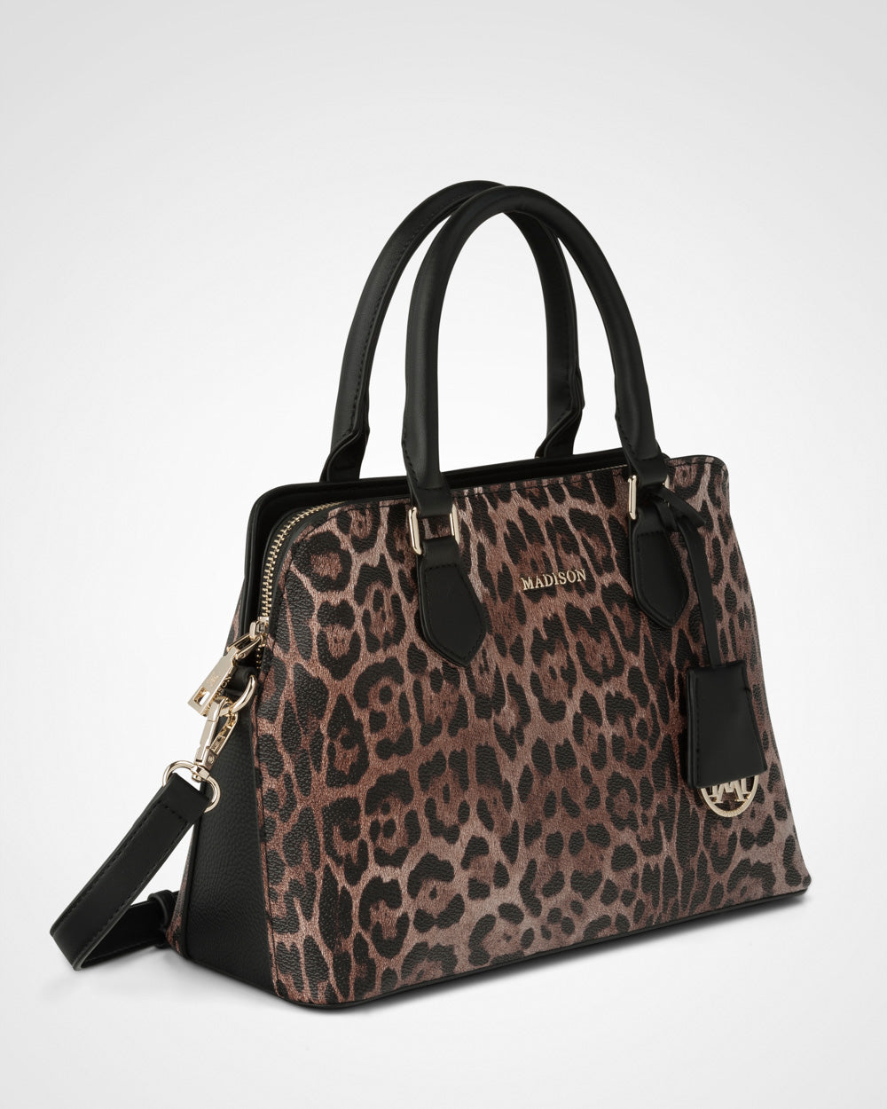 Tilli 3 Compartment Curve Top Satchel Bag-PEROZ Accessories