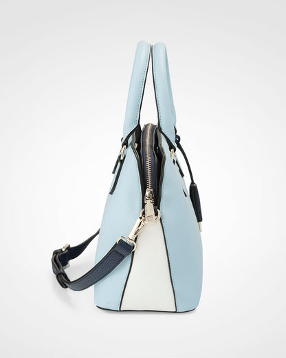 Tilli 3 Compartment Curve Top Satchel Bag-PEROZ Accessories