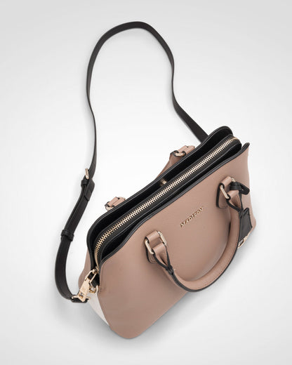 Tilli 3 Compartment Curve Top Satchel Bag-PEROZ Accessories