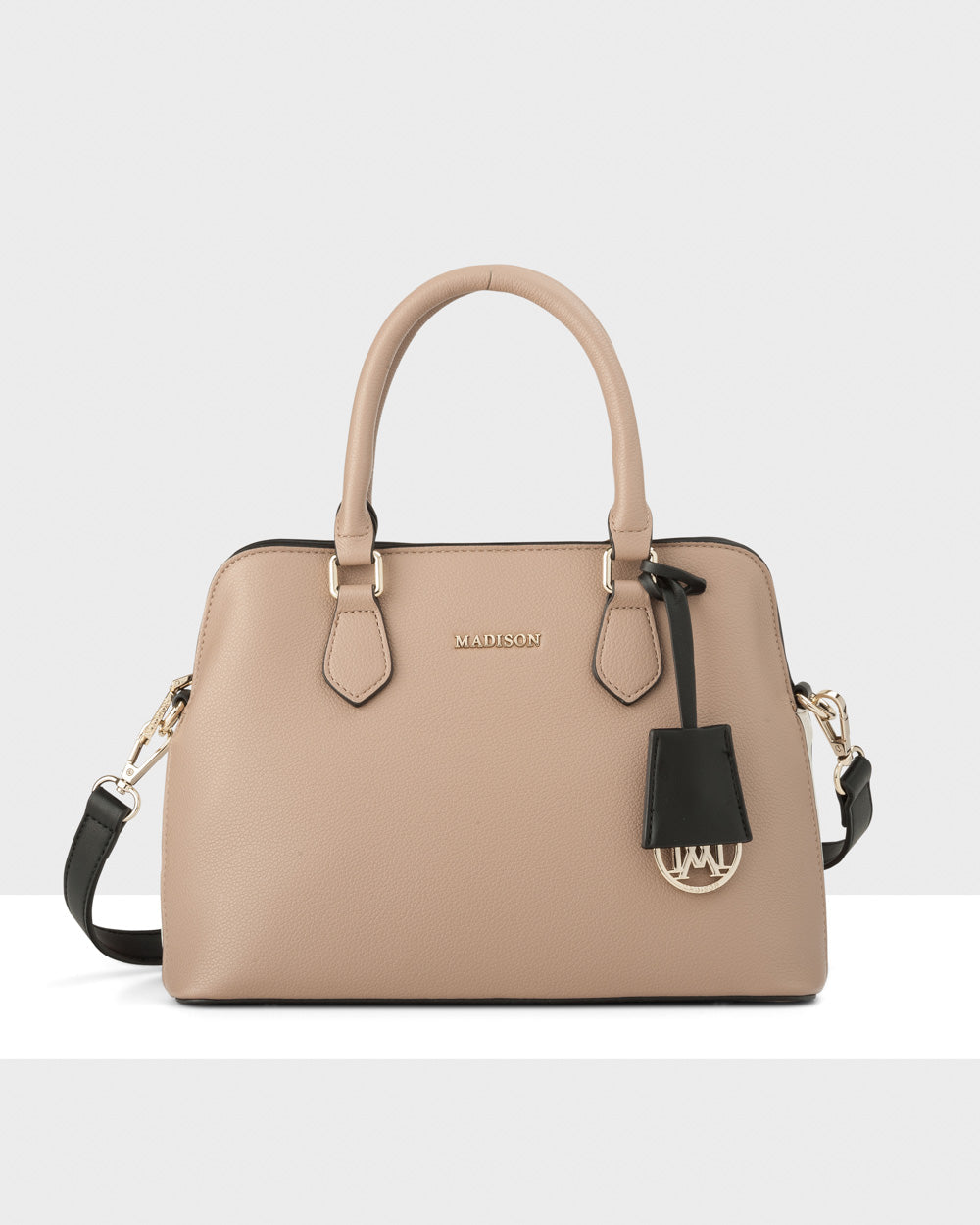 Tilli 3 Compartment Curve Top Satchel Bag-PEROZ Accessories