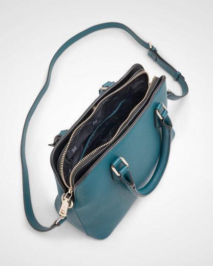 Tilli 3 Compartment Curve Top Satchel Bag-PEROZ Accessories