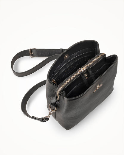 Joanie 3 Compartment Crossbody Bucket Bag + Zebra Bag Strap-PEROZ Accessories