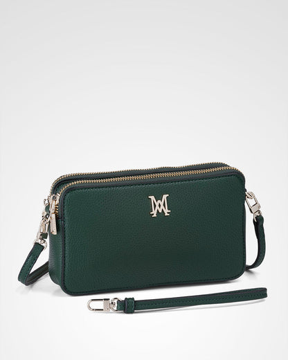 Zoe Slim Double Zip Camera Bag With Detachable Wrist Strap-PEROZ Accessories