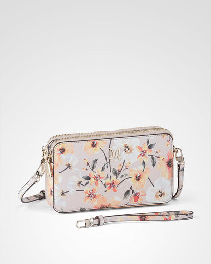 Zoe Slim Double Zip Camera Bag With Detachable Wrist Strap-PEROZ Accessories