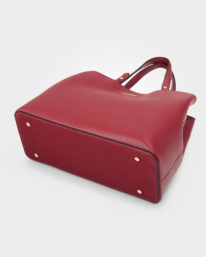 Katherine Medium Satchel With 3 Compartments &amp; Crossbody Strap-PEROZ Accessories