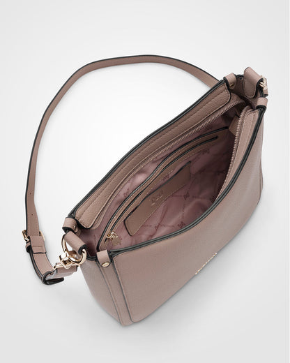 Tina Medium Zip Top Convertible Sling Bag With Matching &amp; Webbing Crossbody Straps-Handbags-PEROZ Accessories