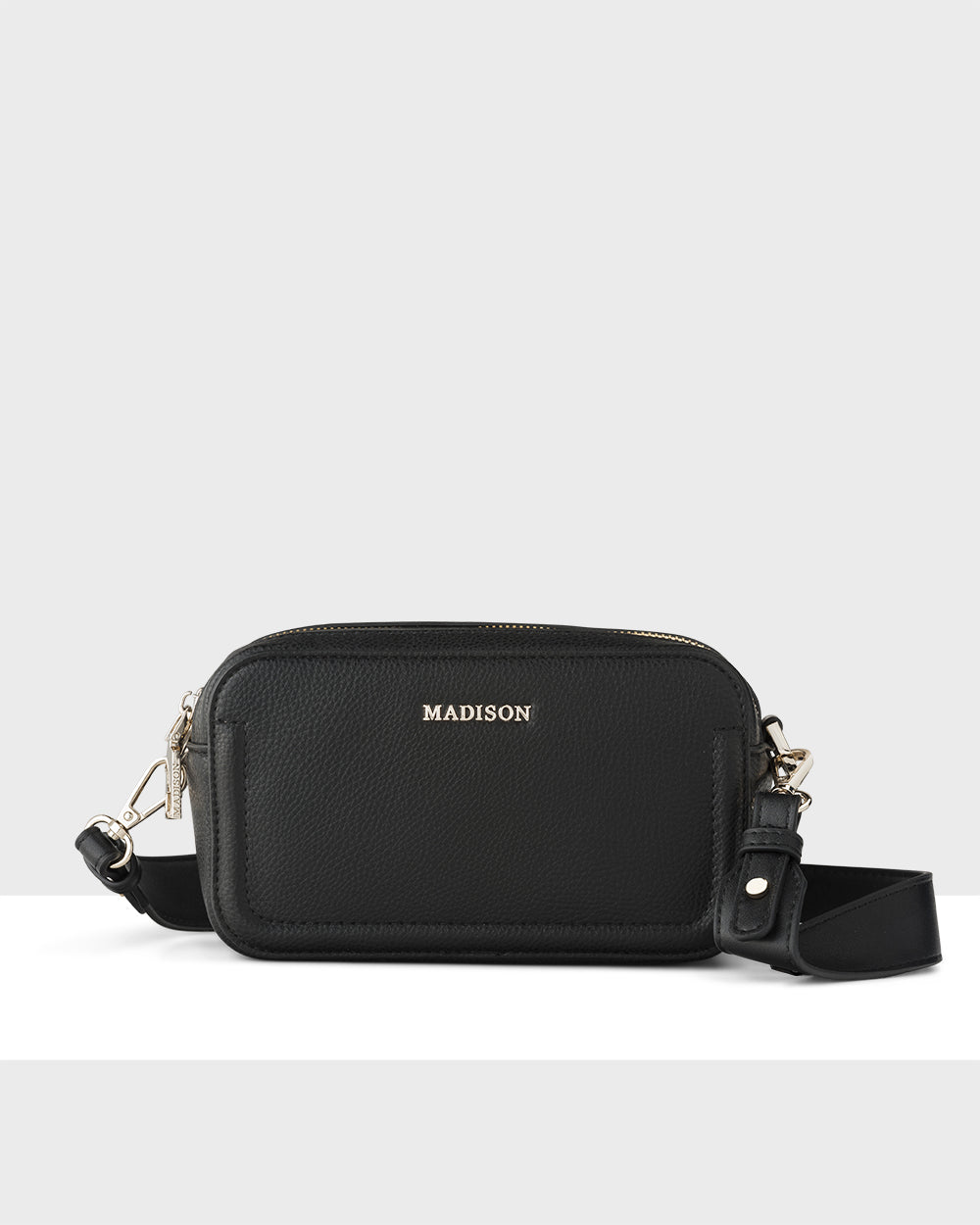 Maddie Double Zip Camera Crossbody Bag + Leopard Bag Strap-PEROZ Accessories