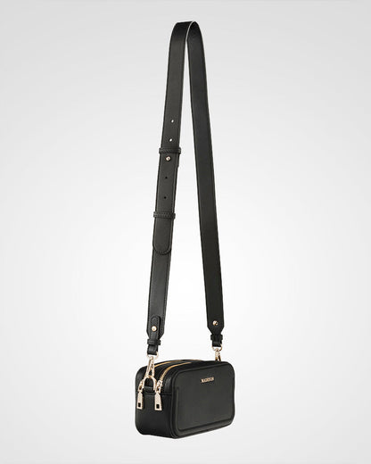 Maddie Double Zip Camera Crossbody Bag + Large Link Chain-PEROZ Accessories