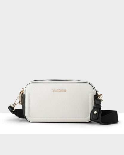 Maddie Double Zip Camera Crossbody Bag + Aztec Bag Strap-PEROZ Accessories