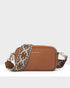 Maddie Double Zip Camera Crossbody Bag + Aztec Bag Strap-Handbags-PEROZ Accessories