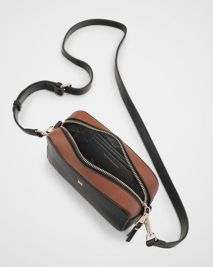 Madison Rima Boxy Small Camera Bag With Graphic Strap-Handbags-PEROZ Accessories