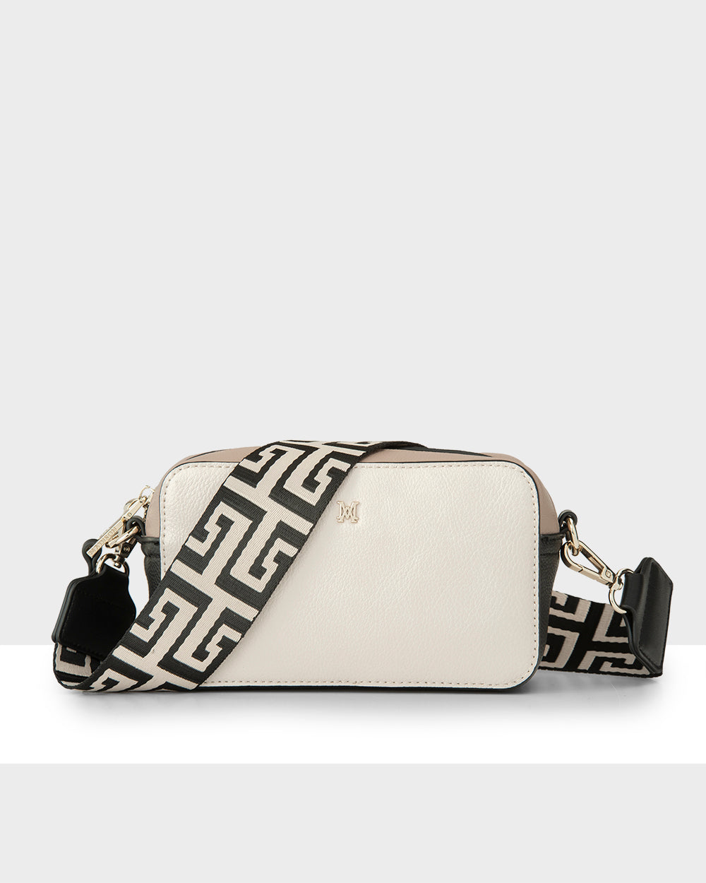 Madison Rima Boxy Small Camera Bag With Graphic Strap-Handbags-PEROZ Accessories