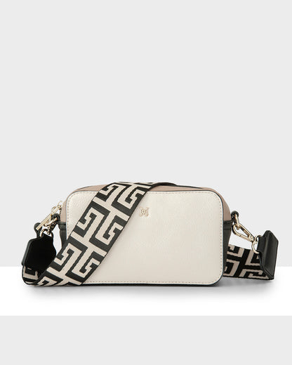Madison Rima Boxy Small Camera Bag With Graphic Strap-Handbags-PEROZ Accessories