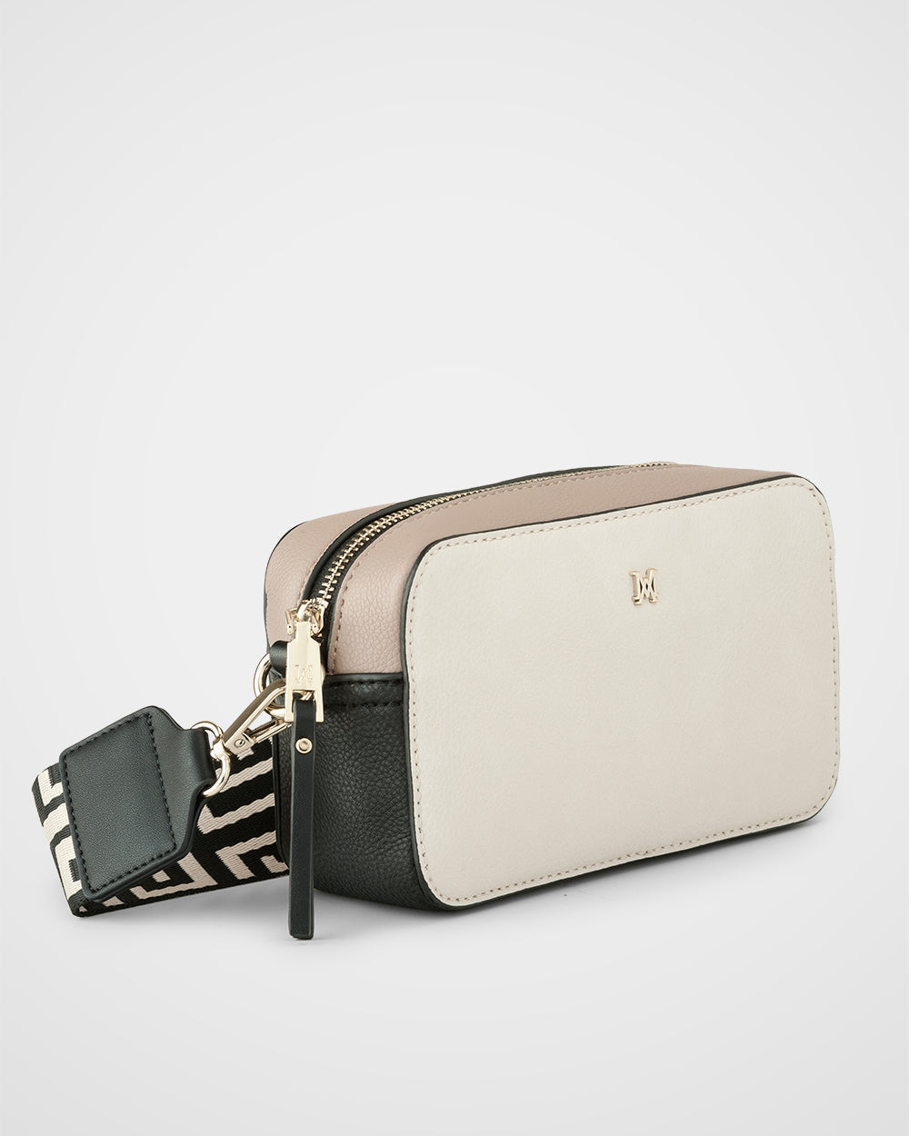 Madison Rima Boxy Small Camera Bag With Graphic Strap-Handbags-PEROZ Accessories