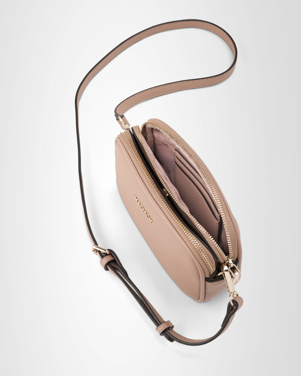 Odette Double Zip Slimline Camera Crossbody Bag-PEROZ Accessories
