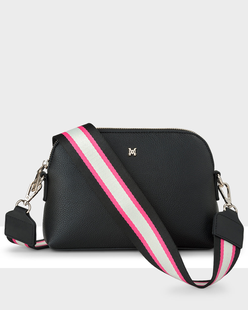 Sophie Curve Top Crossbody Bag + Stripe Bag Strap-Handbags-PEROZ Accessories