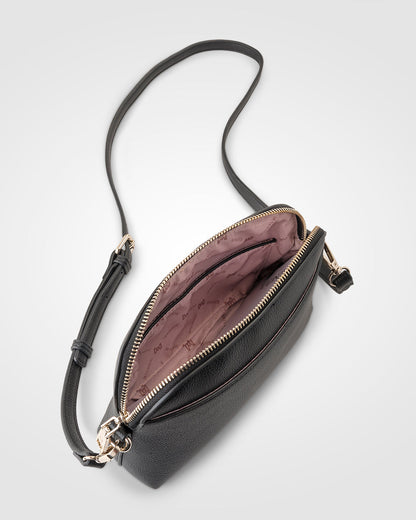 Sophie Curve Top Crossbody Bag + Monogram Bag Strap-Handbags-PEROZ Accessories